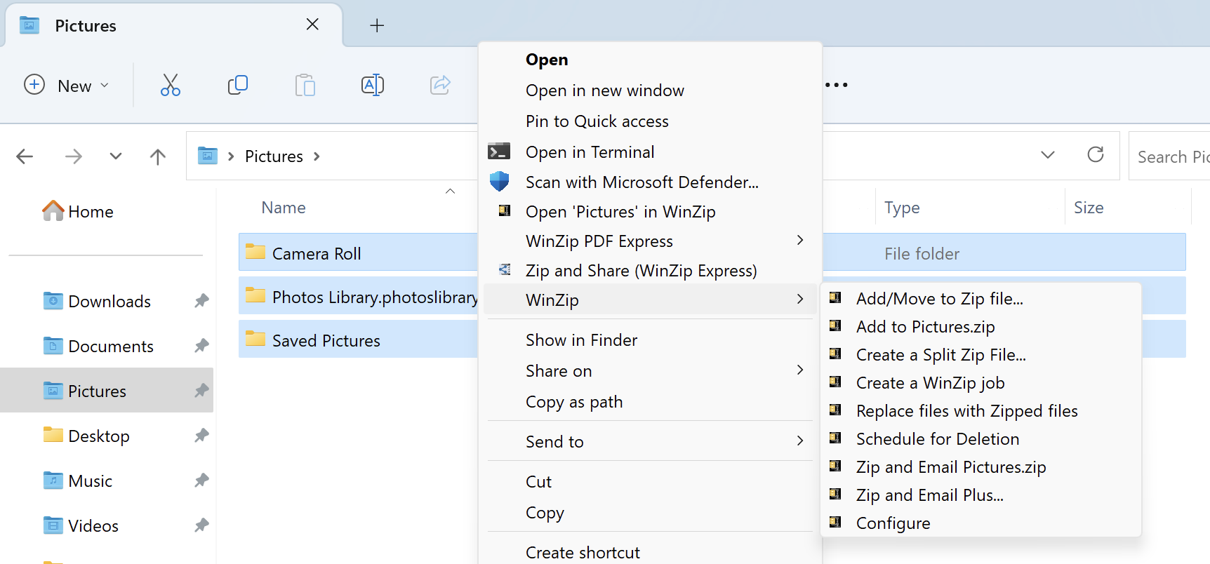 Learn more about various WinZip features